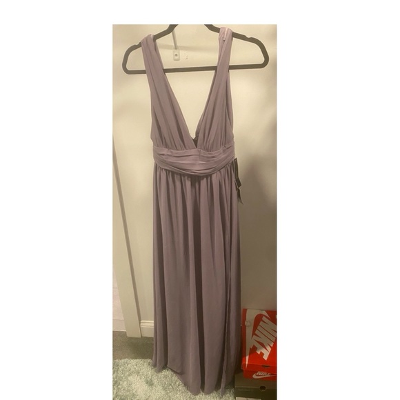 Dresses & Skirts - heavenly hues dusty purple maxi dress from lulus size small